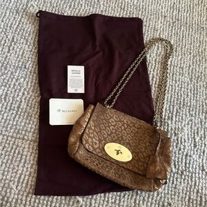 Mulberry Metallic Cheetah Crossbody